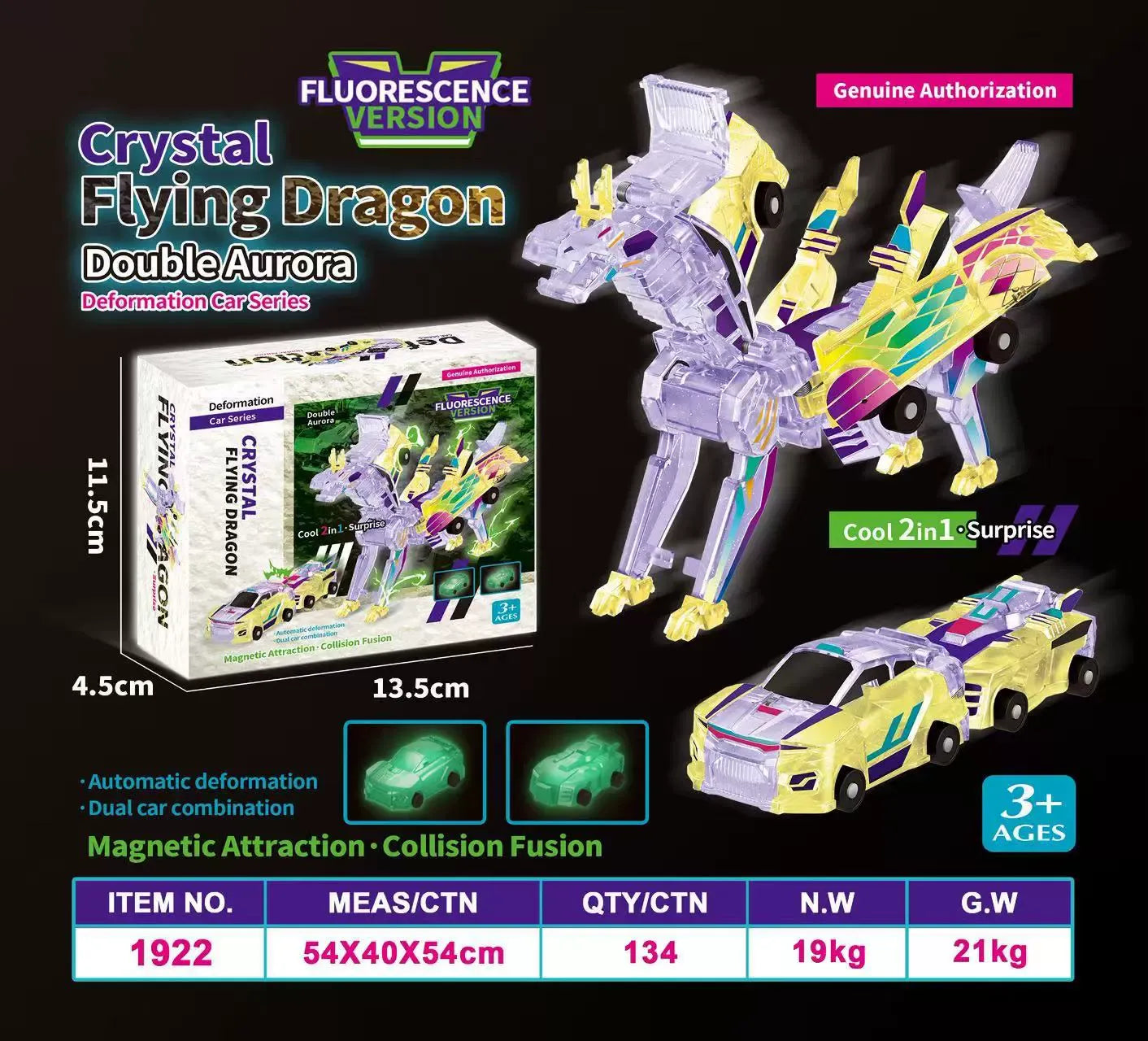 Winged Pegasus | Collision-Combine Transforming Toy